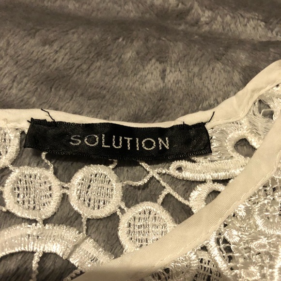 White lace tank top - Picture 4 of 4